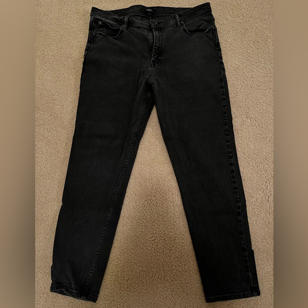 BDG black denim size 36x32. Lightly worn. Slim straight  fit